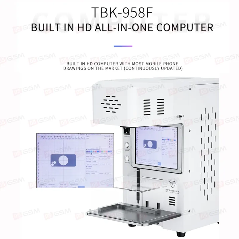 Лазерный аппарат TBK 958F (Для снятия крышек; 20 Вт) фото в интернет-магазине 05gsm.ru