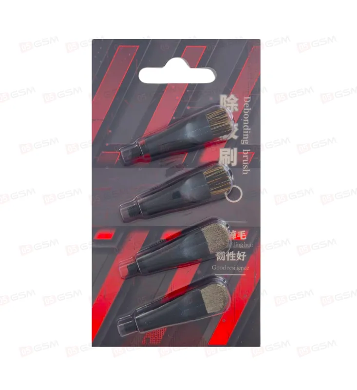 Набор щеток без ручки Debonding Brush (Ворс и металл; на резьбе; 4 штуки) фото в интернет-магазине 05gsm.ru