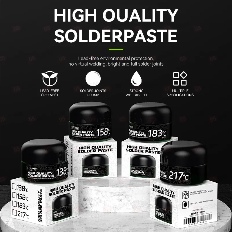 Паста для BGA IC Luowei LW-SP1 138° (жидкое олово) фото в интернет-магазине 05gsm.ru