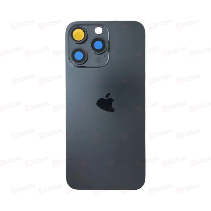 Крышка iPhone 15 Pro Max со стеклами и магнитами (Black titanium/Черный; оригинал; монолит) фото в интернет-магазине 05gsm.ru