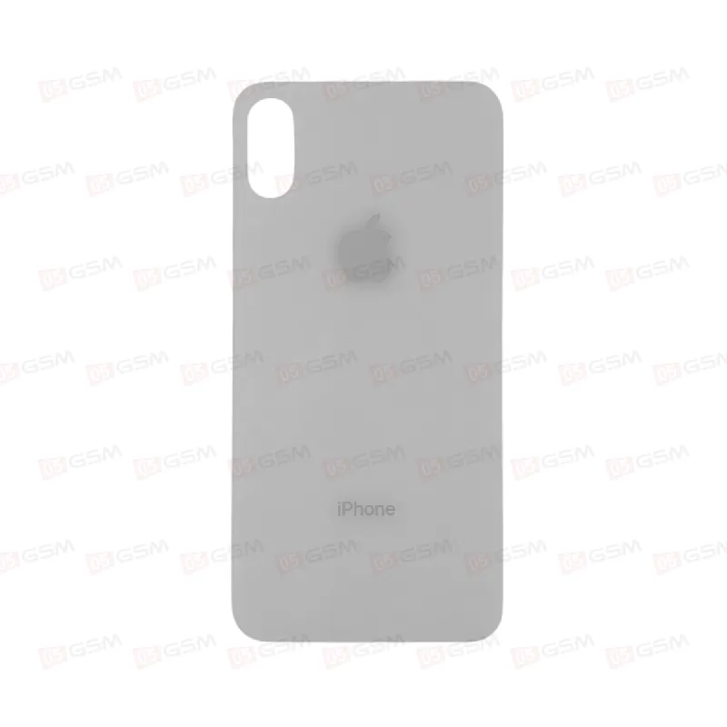 Крышка iPhone X с широким вырезом (Silver/Белый) фото в интернет-магазине 05gsm.ru