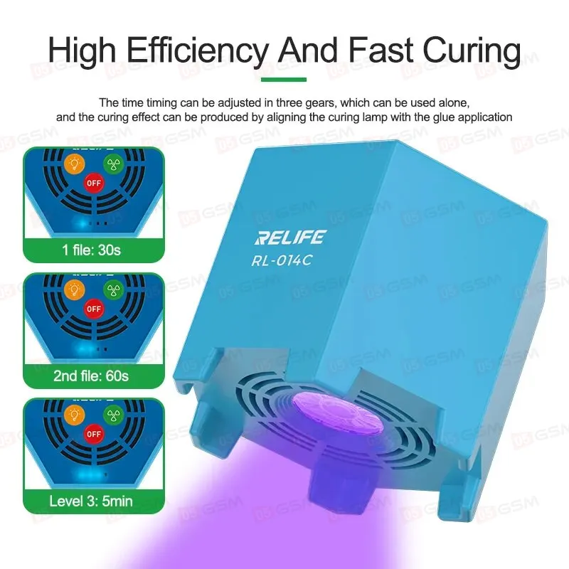 Лампа ультрафиолетовая с кулером Relife RL-014C (Умная) фото в интернет-магазине 05gsm.ru