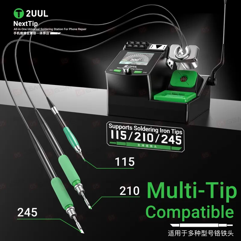 Паяльная станция 2UUL NT210 NextTip (Ручка 210 и 1 жало) фото в интернет-магазине 05gsm.ru