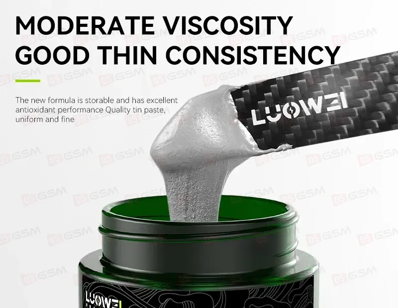 Паста для BGA IC Luowei LW-SP1 183° (жидкое олово) фото в интернет-магазине 05gsm.ru