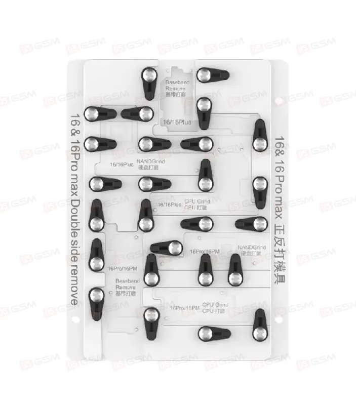 Форма для шлифовального станка JCID EM02/EM03 Board Mould 16 (Для плат iPhone 16/16 Pro/16 Pro Max) фото в интернет-магазине 05gsm.ru
