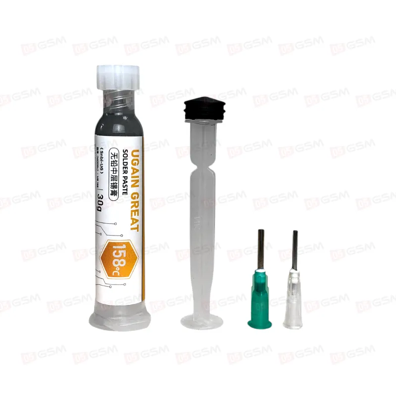 Паста для BGA IC Ugain 158°C (Жидкое олово; в шприце) фото в интернет-магазине 05gsm.ru