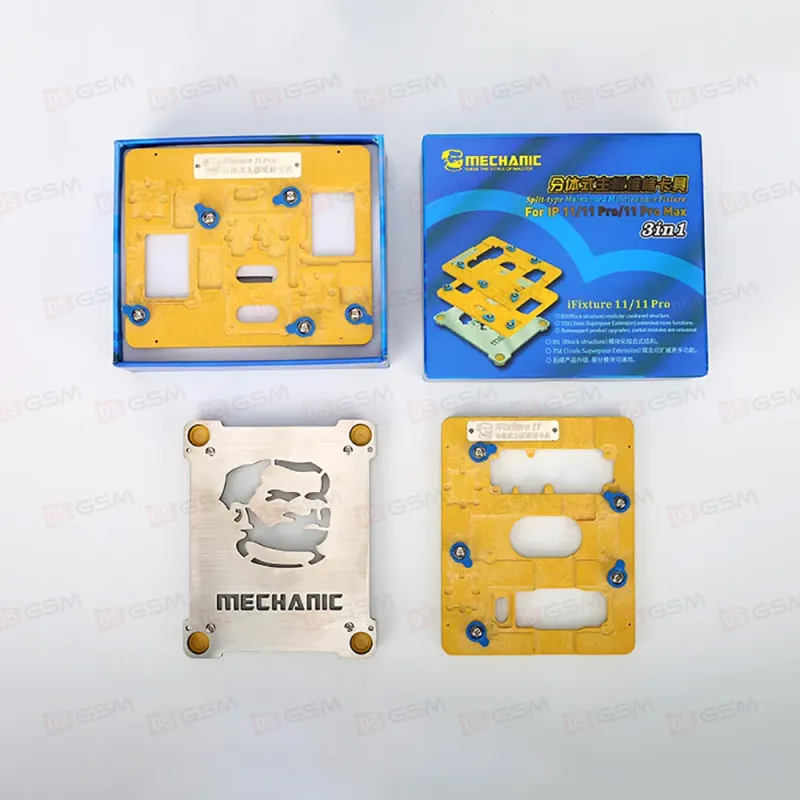 Монтажный стол для крепления материнских плат Mechanic iFixture (iPhone 11/11Pro) фото в интернет-магазине 05gsm.ru