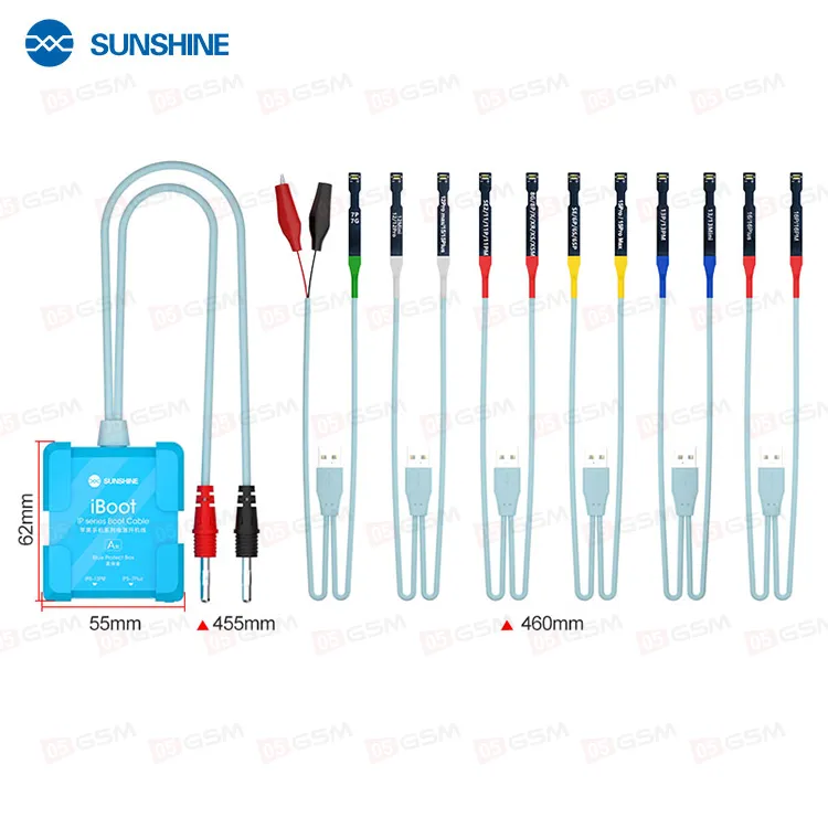 Кабель для теста через блок питания Sunshine IBOOT A (iPhone 8-17 Pro Max) фото в интернет-магазине 05gsm.ru