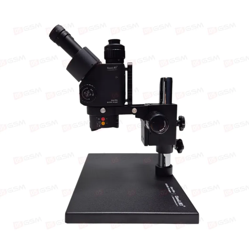 Микроскоп тринокулярный Qianli GorillaScope 6558 c УФ-лампой и подсветкой (6.5-58X) фото в интернет-магазине 05gsm.ru