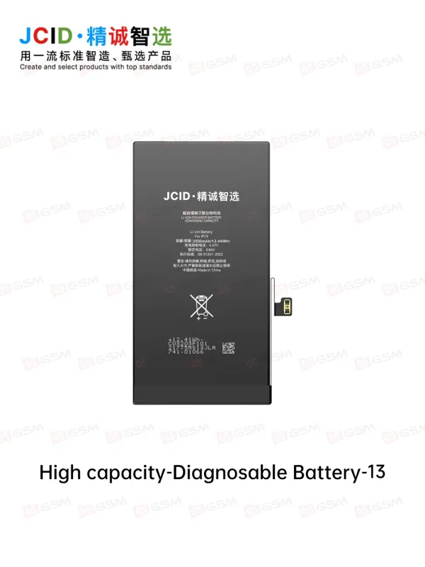 Аккумулятор усиленный без ошибки iPhone 13 (JCID; Diagnosable High Capacity; 3500 мАч) фото в интернет-магазине 05gsm.ru