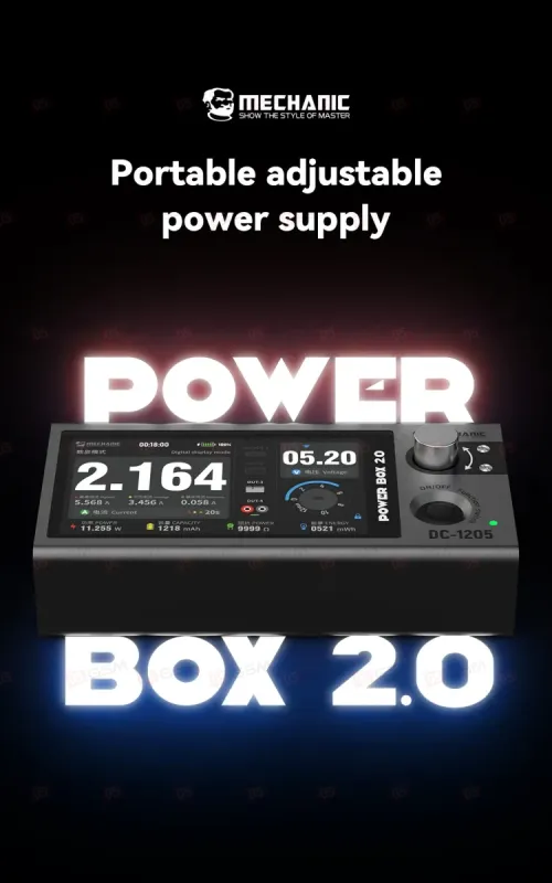 Блок питания Mechanic DC-1205 Power Box 2.0 (Импульсный; 12 В; 5 А) фото в интернет-магазине 05gsm.ru