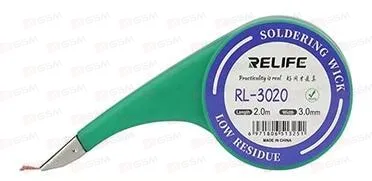 Оплетка для выпайки Relife RL-3020 (C держателем; 3 мм; 2 м) фото в интернет-магазине 05gsm.ru