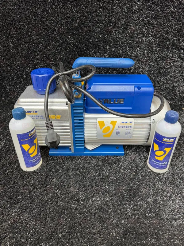 Помпа вакуумная двухступенчатая Value 2FY-4C-N (4 л; 14.4 куб. м; 0.2 Па; 750 Вт) фото в интернет-магазине 05gsm.ru