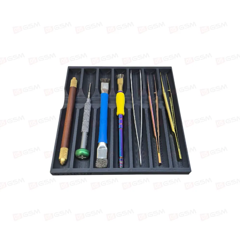 Лоток средний для инструментов SYH-009 (Черный; 7 отсеков) фото в интернет-магазине 05gsm.ru