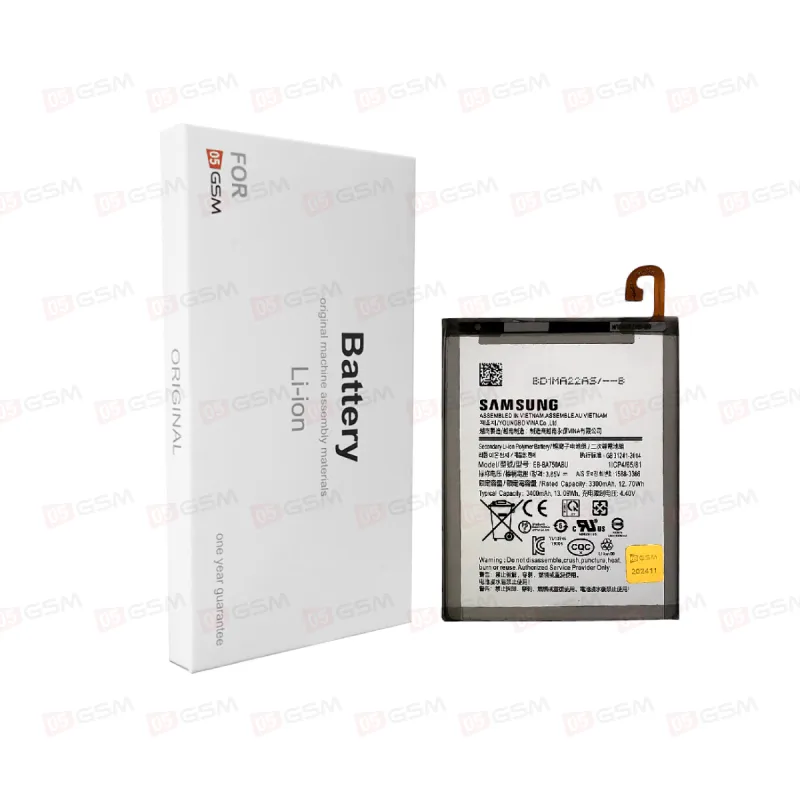 Аккумулятор Samsung A105 / A750 (05GSM; 3300 мАч; гарантия 1 год) фото в интернет-магазине 05gsm.ru