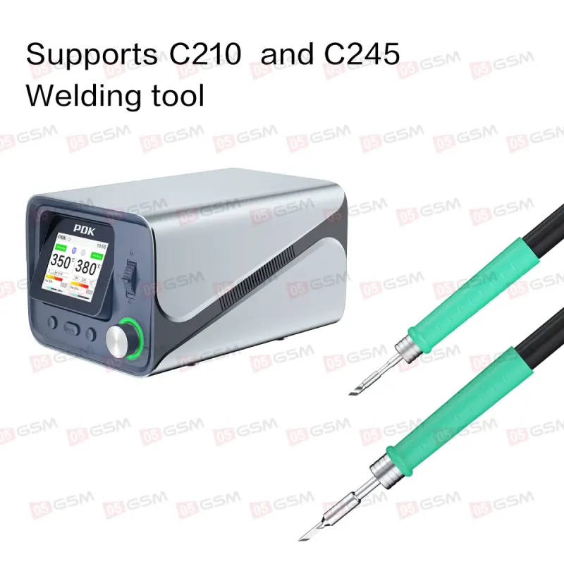 Паяльная станция i2C PDK 1200 (Ручки 210+245 и 2 жала) фото в интернет-магазине 05gsm.ru