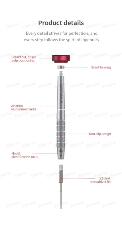 Набор отверток Mega-Idea iFlying (3D-биты; 5 штук) фото в интернет-магазине 05gsm.ru
