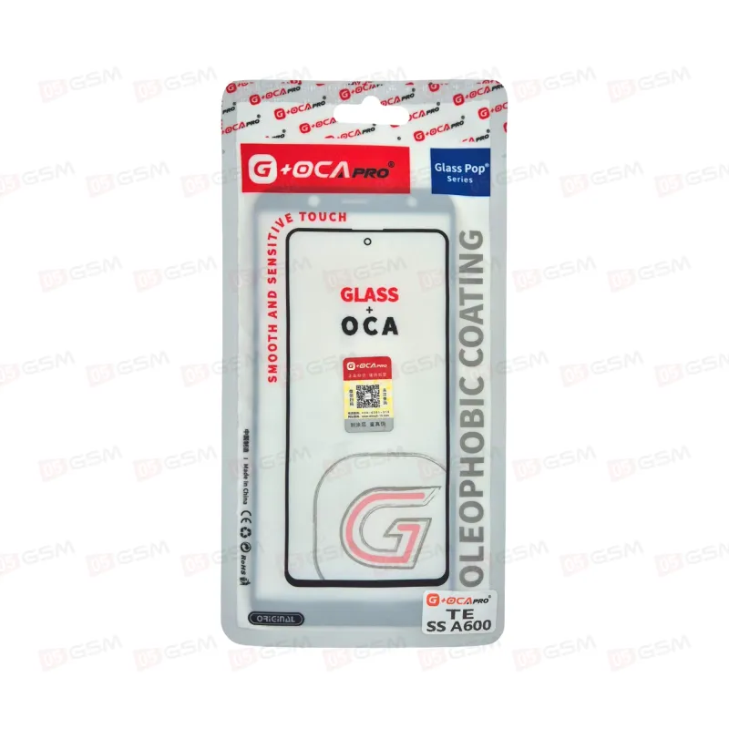 Стекло + OCA (G+OCA) Samsung A600 черный  фото в интернет-магазине 05gsm.ru