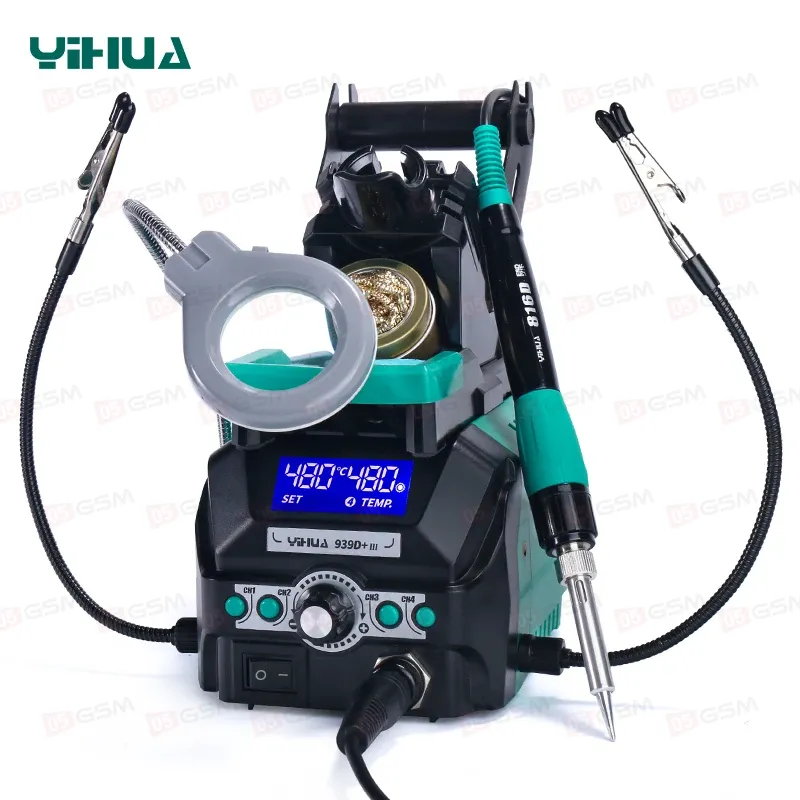 Паяльная станция YiHua 939D+III фото в интернет-магазине 05gsm.ru