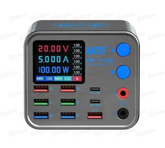 Блок питания MaAnt DianBa No.1 Pro (Импульсный; миниатюрный; беспроводная зарядка; 20 В; 8.5 А) фото в интернет-магазине 05gsm.ru