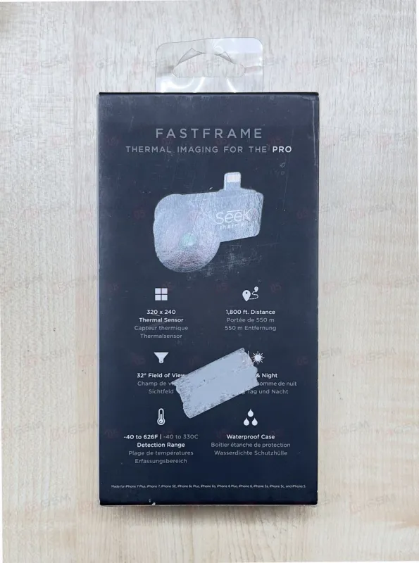 [Б/У] Тепловизор Seek Thermal Compact Pro FF 15 Hz iOS (Небольшой износ) фото в интернет-магазине 05gsm.ru