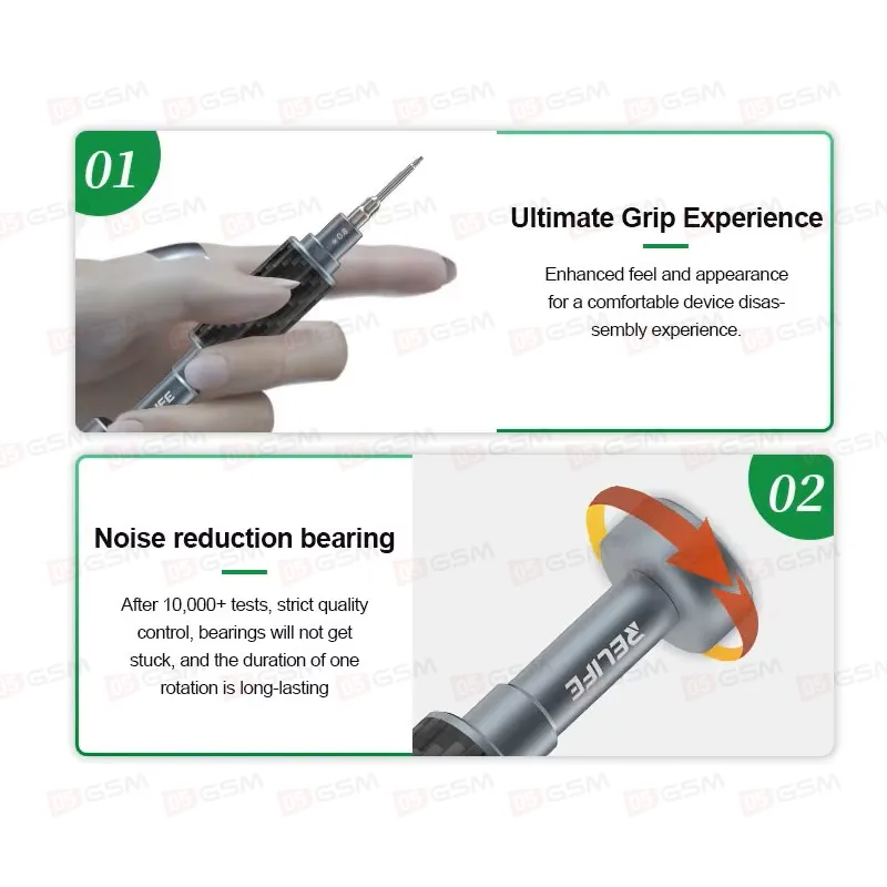 Набор отверток Relife RL-729A (2D-биты; 5 штук) фото в интернет-магазине 05gsm.ru