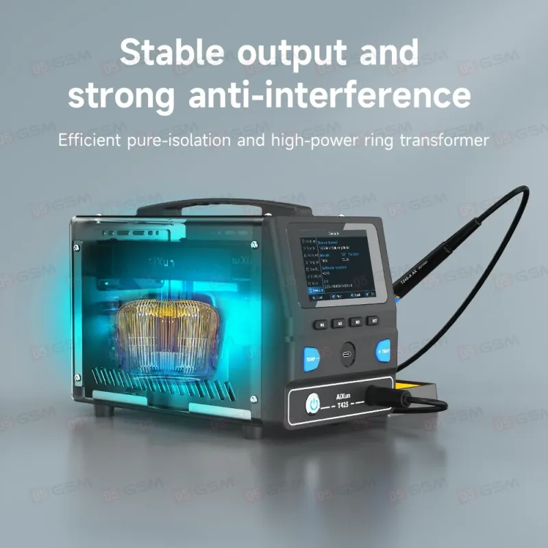 Паяльная станция Aixun T425 (Ручка 245 и 3 жала C470) фото в интернет-магазине 05gsm.ru