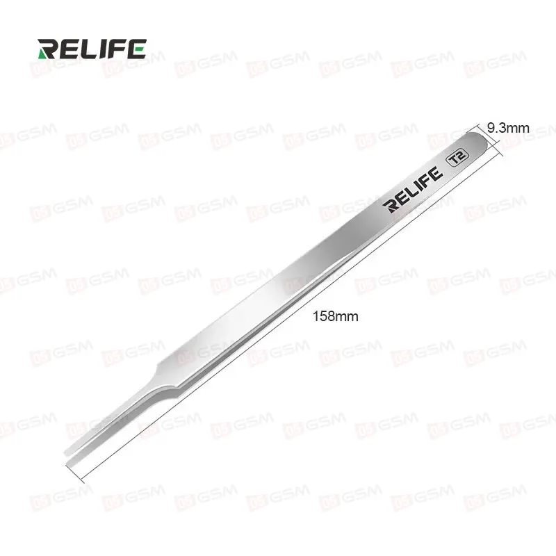 Пинцет прямой Relife T2 (Плоский) фото в интернет-магазине 05gsm.ru