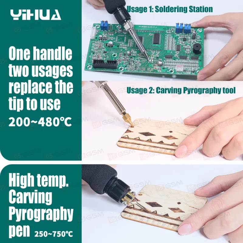 Паяльная станция YiHua 939D+III фото в интернет-магазине 05gsm.ru