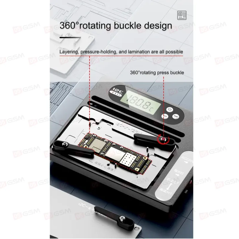 Нижний подогрев плат i2C T18 PCB (iPhone X-15 Pro Max) фото в интернет-магазине 05gsm.ru
