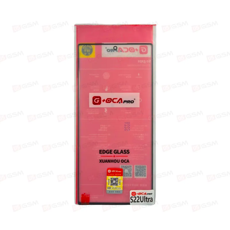 Стекло + OCA (G+OCA) Samsung S22 ULTRA S908 черный  фото в интернет-магазине 05gsm.ru