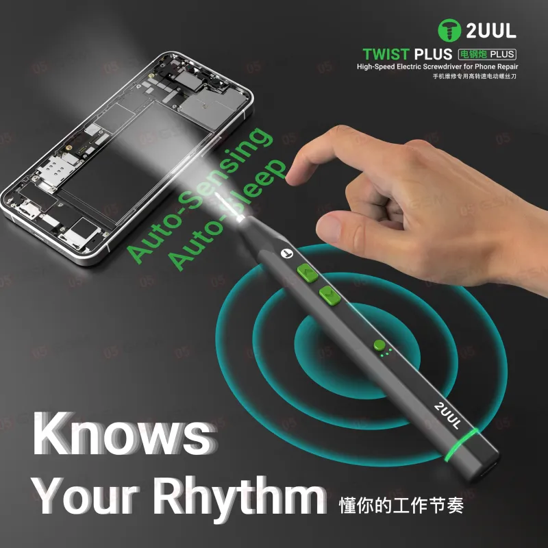 Отвертка электрическая 2UUL SD15 Twist Plus (В комплекте 4 биты и органайзер) фото в интернет-магазине 05gsm.ru