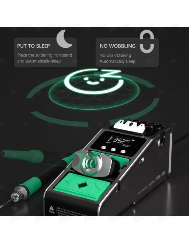 Паяльник портативный с держателем TBK-211 (1 жало C210; без аккумулятора; автономный) фото в интернет-магазине 05gsm.ru