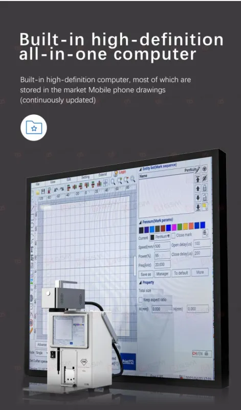 Лазерный аппарат TBK 958N+ (Для гравировки; с выносной ручкой; 20 Вт) фото в интернет-магазине 05gsm.ru