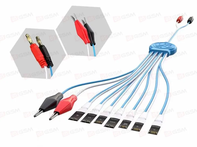 Кабель для теста через блок питания iPhone 6G-13PRO MAX Youkiloon iPower IP01 фото в интернет-магазине 05gsm.ru