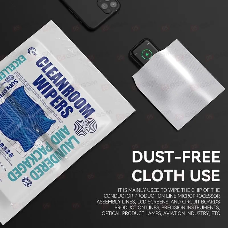 Салфетки безворсовые Luowei LW-2020 (100 штук) фото в интернет-магазине 05gsm.ru