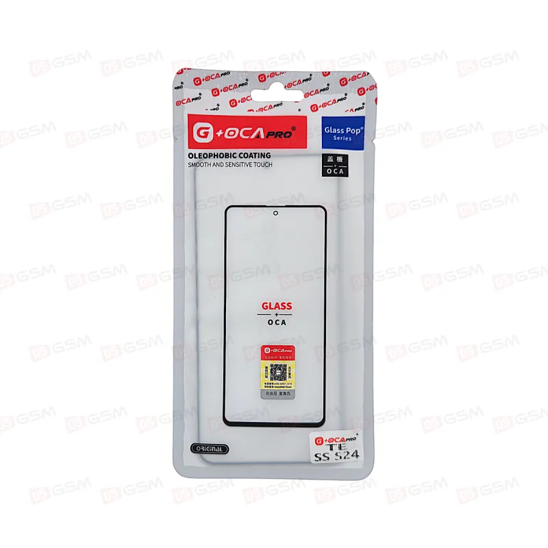 Стекло + OCA (G+OCA) Samsung S24 черный фото в интернет-магазине 05gsm.ru