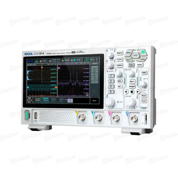 Осциллограф высокоточный Rigol DHO814 (100MHz mGALoscan 1.2s Gsat 2nUrVon) фото в интернет-магазине 05gsm.ru