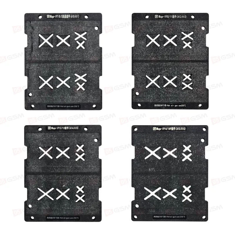 Набор трафаретов Amaoe MBGA-IP 30 in 1 для iPhone 7-16 Pro Max (CPU/NAND/Wi-Fi/Baseband chip) фото в интернет-магазине 05gsm.ru