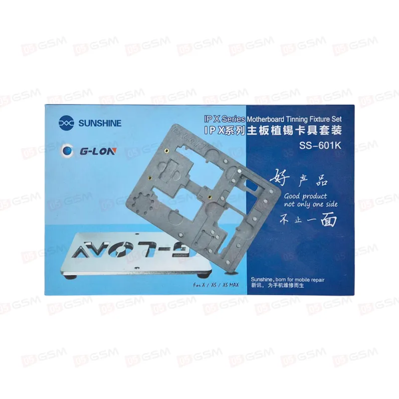 Монтажный стол для крепления материнской платы Sunshine SS-601K (iPhone X/XS Max) фото в интернет-магазине 05gsm.ru