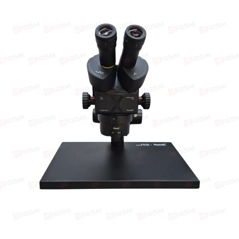 Микроскоп тринокулярный Qianli GorillaScope 6558 с тепловизором, УФ-лампой и подсветкой (6.5-58X) фото в интернет-магазине 05gsm.ru