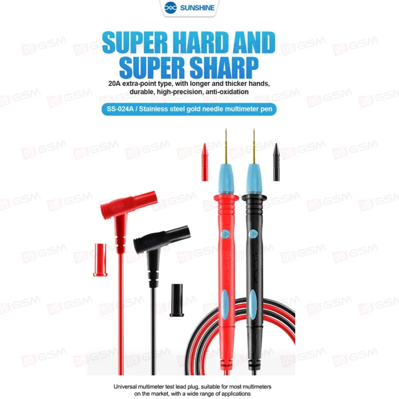 Кабели-щупы для мультиметра Sunshine SS-024A фото в интернет-магазине 05gsm.ru