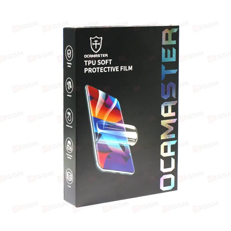 Пленка гидрогелевая для плоттера OcaMaster TPU-Matte (Матовая; 1 штука; 120x180 мм) фото в интернет-магазине 05gsm.ru