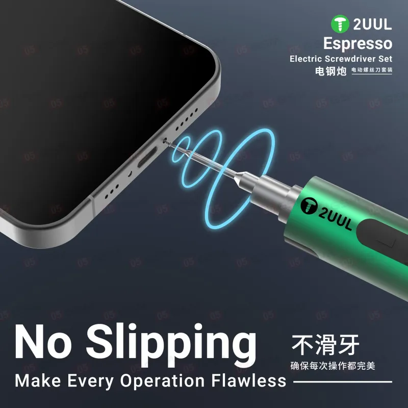 Отвертка электрическая 2UUL SD11 Espresso (Миниатюрная; в комплекте 4 биты и органайзер) фото в интернет-магазине 05gsm.ru