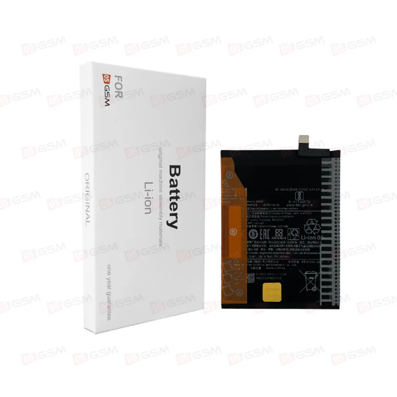 Аккумулятор Poco F3 [BM4Y] (05GSM; 4500 мАч; гарантия 1 год) фото в интернет-магазине 05gsm.ru