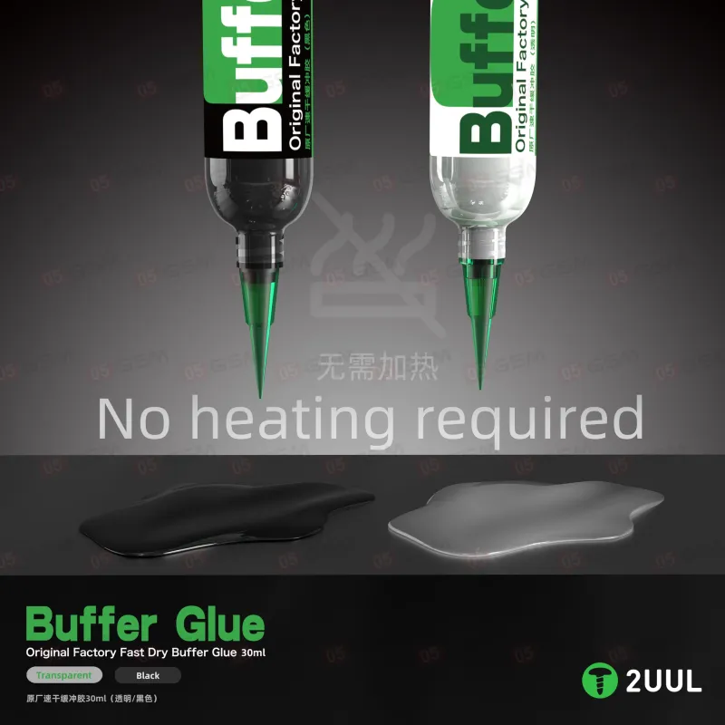 Клей черный 2UUL GL01 Buffer Glue (Быстросохнущий; 30 мл) фото в интернет-магазине 05gsm.ru