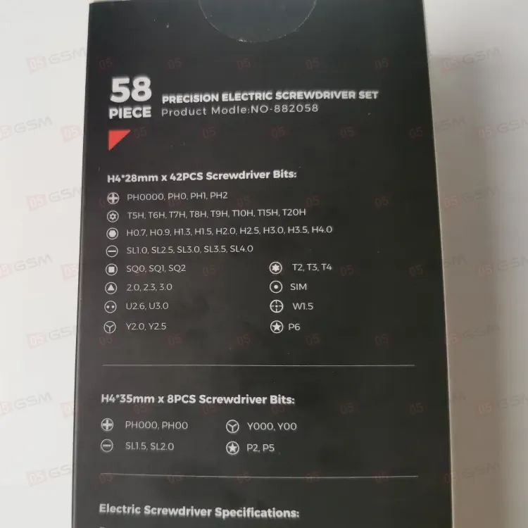 Отвертка электрическая 58 in 1 (882058) фото в интернет-магазине 05gsm.ru