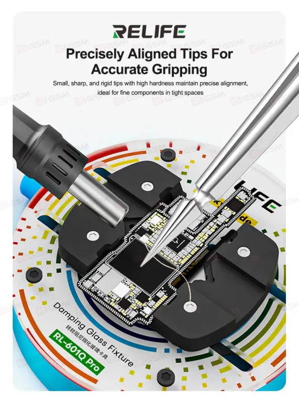 Пинцет прямой Relife T1 (Острый) фото в интернет-магазине 05gsm.ru