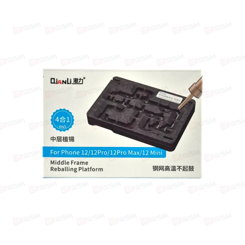 Монтажная платформа Qianli для iPhone 12 Series (Middle Frame) фото в интернет-магазине 05gsm.ru