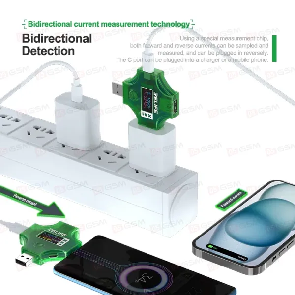Тестер USB Relife XA1 фото в интернет-магазине 05gsm.ru